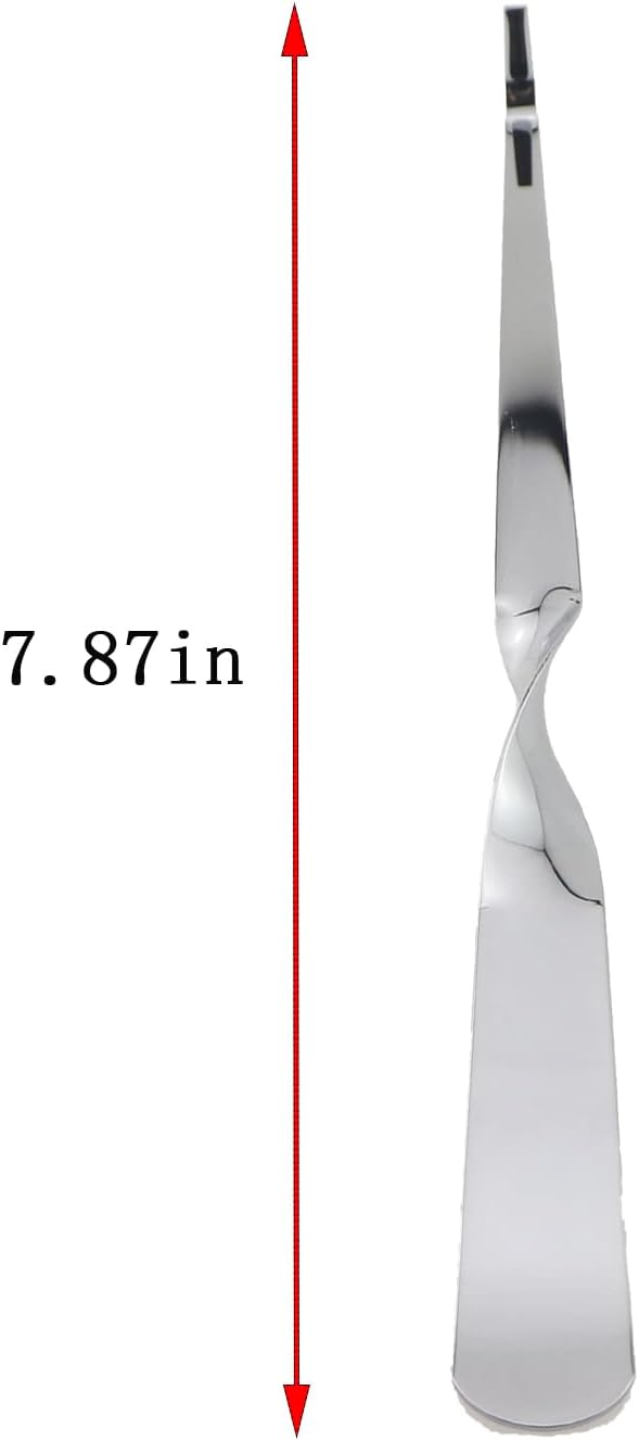 2PCS Candle Wick Dipper Candle Stainless Steel Extinguishing Hook Electroplating Process Spiral Handle Candlesnuffers