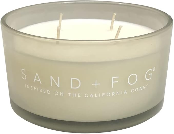 Sand + Fog Scented Candle - Golden Spice - Additional Scents and Sizes – 100% Cotton Lead-Free Wick - Luxury Air Freshening Jar Candles - Perfect Home Décor for Your Cocktail Table – 23 oz