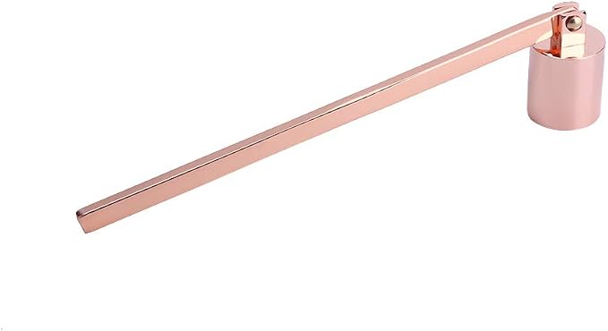Candle Snuffer, Candle Extinguisher Stainless Steel Elegant Stopper with Long Handle for Safe Wick Flame Extinguishing, 4 Colors