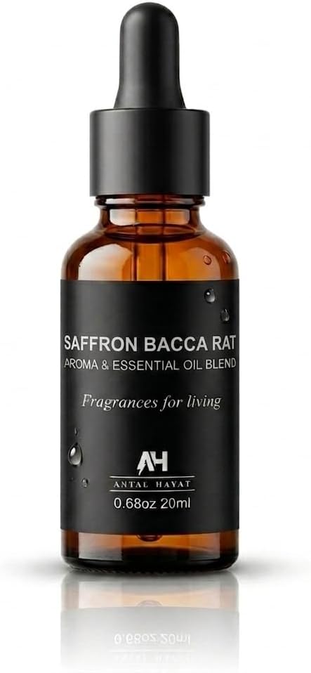 Luxury Hotel Diffuser Oil – Luxury Hotel Scent Diffuser Oil Saffron & Jasmine – Home Luxury Scents – Premium Home Fragrance Oil for Waterless & Reed Diffusers – 20mL Glass Dropper Bottle