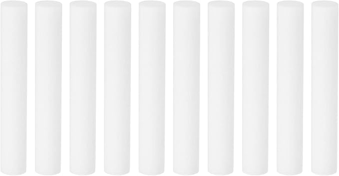 PATIKIL Humidifier Cotton Filter Sticks, 10 Pcs Refill Sticks Filter Wicks Replacement for USB Mini Humidifiers Portable Diffuser (2.76'' x 0.39''), White