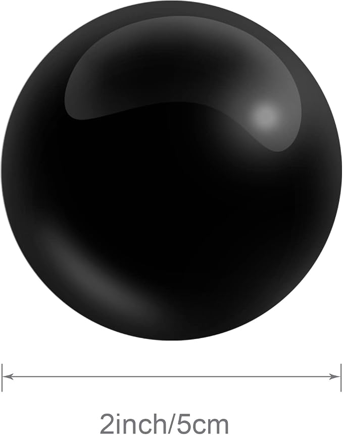 Coolrunner Marble Black Baoding Balls Chinese Health Stress Relieve Hand Exercise Massage Balls