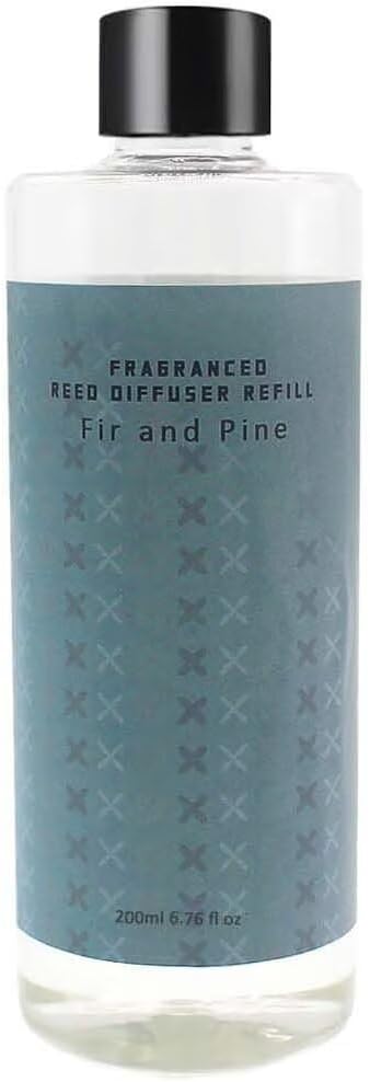 Scent Diffuser Oil Refill | 6.76 fl oz(200ml) Home Fragrance Defusers | Scented Aroma Essential Oil Reed Diffuser Fir and Pine 200ml
