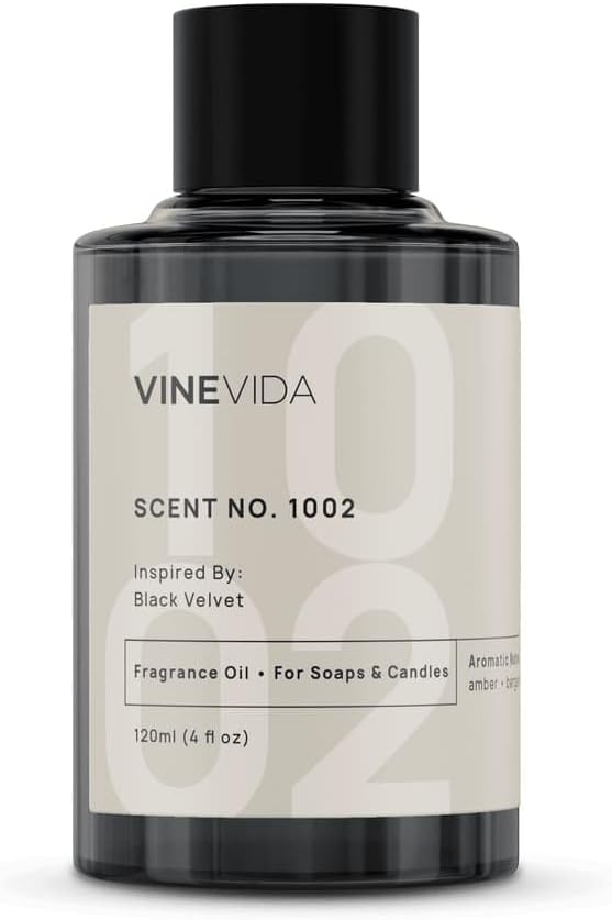 VINEVIDA 4oz Natural Fragrance Oil - Scents No.1002 for Candle & Soap Making - Made in USA