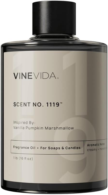 VINEVIDA [16oz] Vanilla Pumpkin Marshmallow Fragrance Oil - Fall Fragrance Oil for Candle Making - Fall Scents for Soap Making