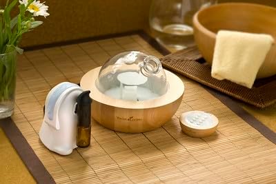 Young Living Essential Oils Aria Ultrasonic Diffuser - Ambience at Home & Spa - Peppermint Oil - Music Tranquil Environment - Room Decor - Humidifier - Diffuser -