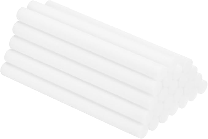uxcell 24pcs Humidifier Cotton Stick, 8 x 100mm Refill Sticks Filter Replacement Wicks, Humidifier Filter Cotton Refill Travel Mini Humidifier Filters Sticks
