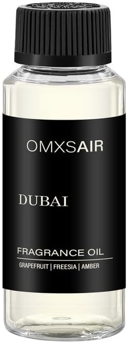 Luxury Hotel Scent Dubai Oil Diffuser Refill Kit | Long Lasting Essential Oil for Large Room, HVAC & Car Waterless Fragrance Diffusers| Nanotech Formula| Spa Calming Aromatherapy Oil (120ml/4.1 FL oz)