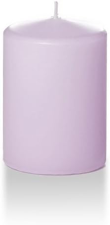 yummi 3" x 4" Lavender Round Pillar Candles - 3 per Pack