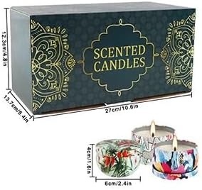 WPONSZU Set 24 Pack Scented Candles Gifts Soy Wax Travel Tin Jar Candles for Home 2.5 OZ jar Candles for Mom for Christmas, Birthday, Thanksgiving, Mother's Day