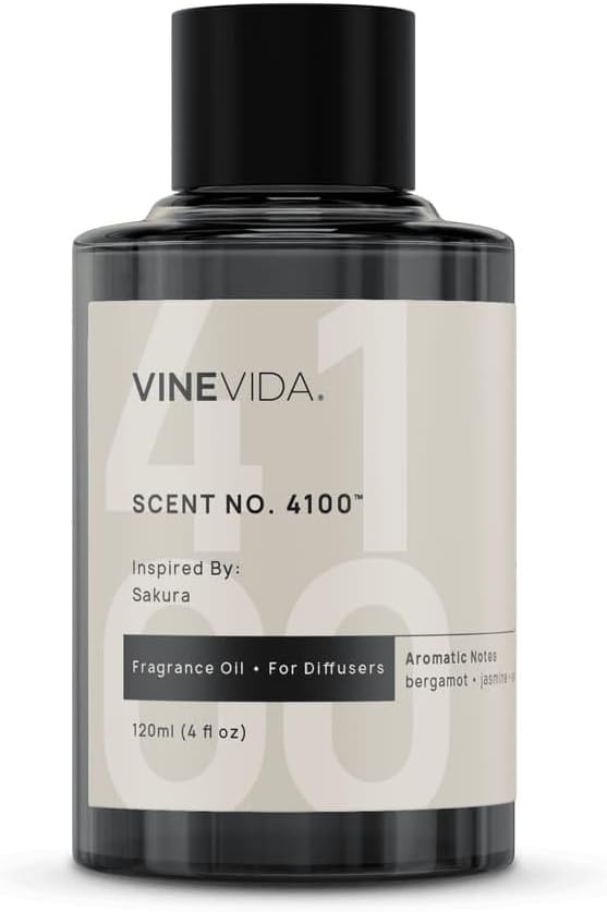 VINEVIDA [4 Oz] Inspired by: Sakura; Diffuser Oil Refill | Premium Scent Diffuser Oil for Home | Non-Toxic Fragrance
