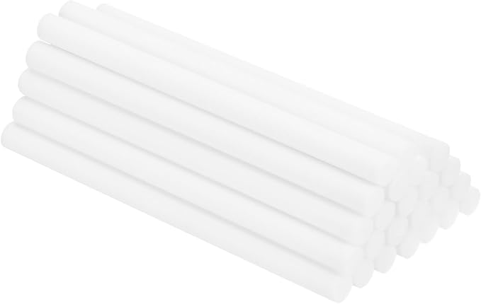 uxcell 24pcs Humidifier Cotton Stick, 8 x 120mm Refill Sticks Filter Replacement Wicks, Humidifier Filter Cotton Refill Travel Mini Humidifier Filters Sticks