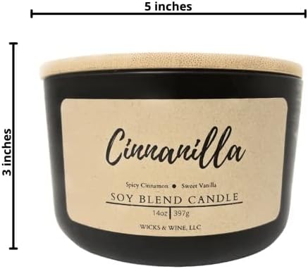 Wicks & Wine Candle (Cinnanilla)