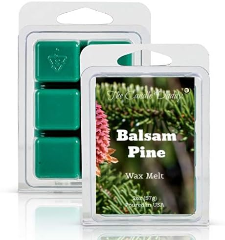 Balsam Pine Scented Wax Melts - 2 Ounce - 6 Cubes - 1 Pack