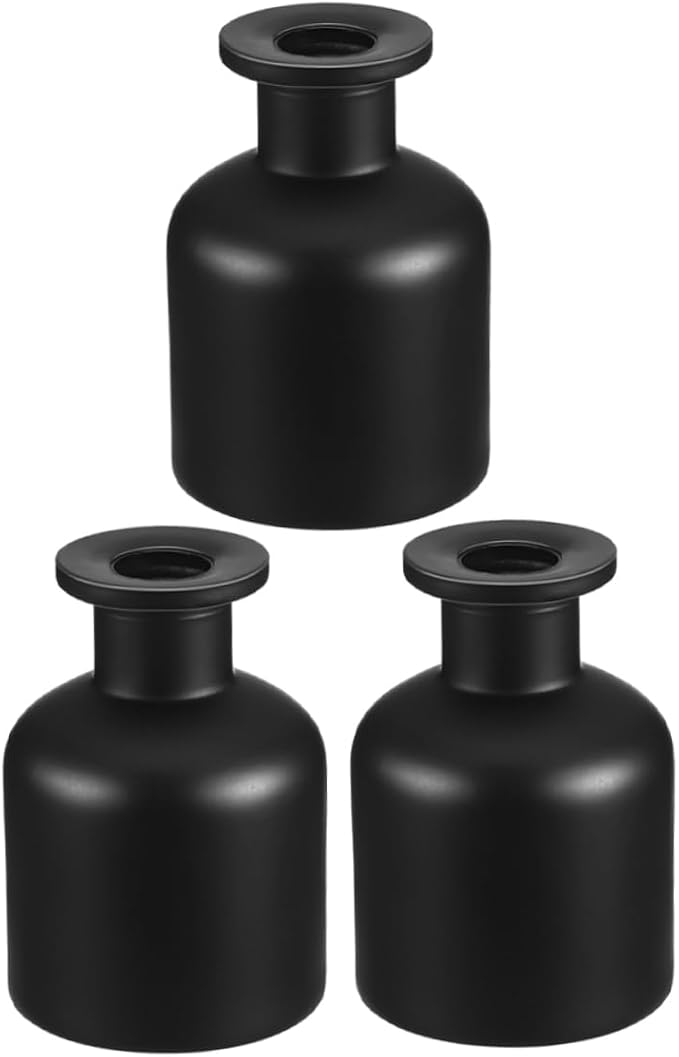Healeved 3pcs Empty Diffuser Bottle: Jar 150ml Fragrance Container Replacement Accessories for Stroage Diffusers Reed Sticks DIY Crafts Decor