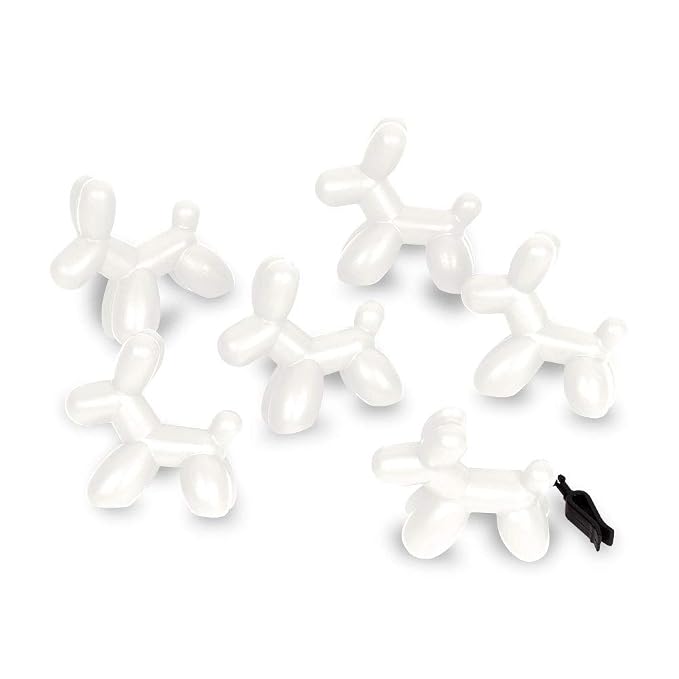 Little Pup 96601-6PK New Car Scent Car Air Freshener Clip Provides Long-Lasting Freshness in a Compact Design, Fights Odors for up to 45 Days, Cute Car Odor Eliminator, Non-Toxic, Pack of 6