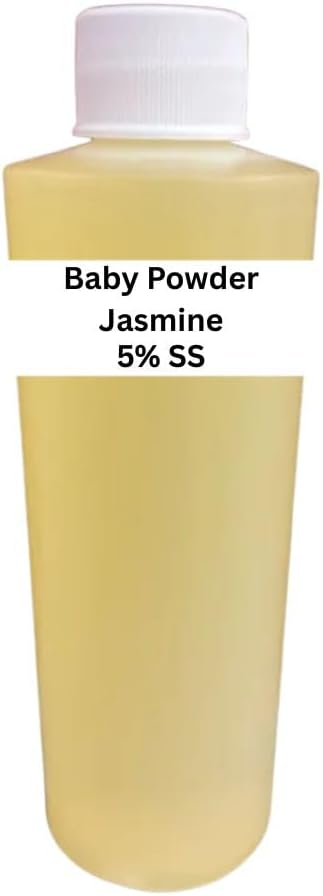Baby Powder Jasmine from Our Spa Collection - 5% SS - Perfect for Adding Aroma to Freshies, Candles, Soaps, and Diffusers - 4 oz