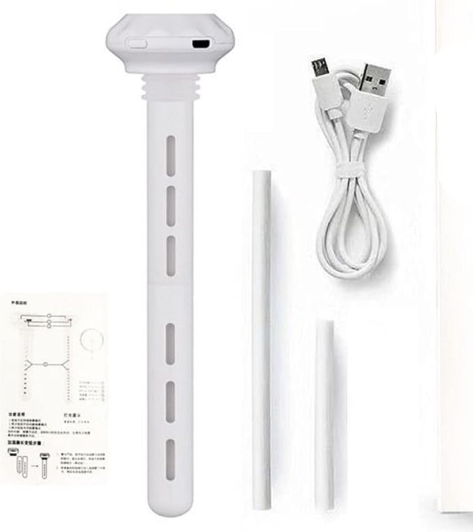 Andy's Orchids Portable Mini Humidifiers, USB Home Air Diffuser, Anion Mist Maker Car Purifier, Ultrasound LED Lamp Humidifier With Adjustable Length
