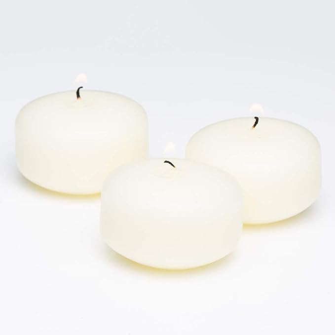 72 Richland Floating Candles 2" (Light Ivory)