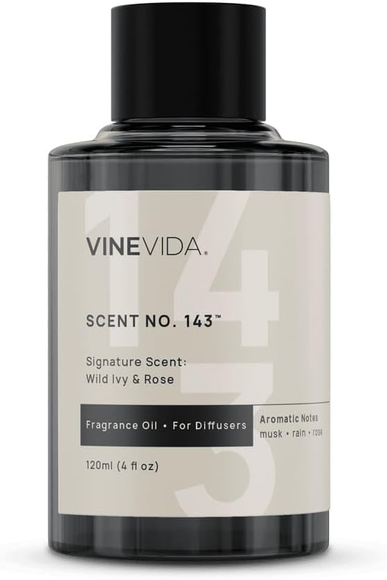 VINEVIDA [4 Oz] Inspired by: Wild Ivy & Rose; Diffuser Oil Refill | Premium Scent Diffuser Oil for Home | Non-Toxic Fragrance