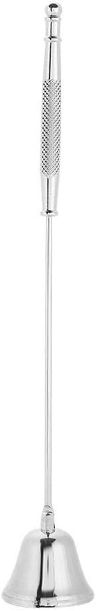 Yosoo Candle Snuffer, Candle Extinguisher Fashion Polished Stainless Steel Bell Shaped Candle Snuffer Long Handle Candle Cover Tool to Safely Extinguish Candle Snuffer Candle Accessories