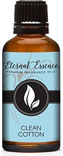Eternal Essence Oils Clean Cotton 30ml Premium Fragrance Oil - for Candle, Soap Making, Aromatherapy, Diffusers, Home Care, & Humidifiers