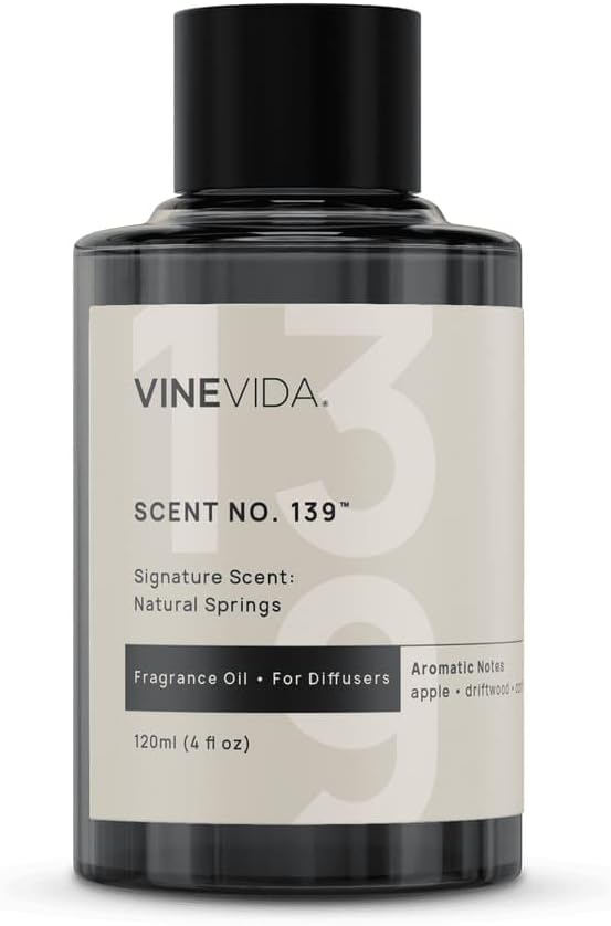 VINEVIDA [4 Oz] Inspired by: Natural Springs; Diffuser Oil Refill | Premium Scent Diffuser Oil for Home | Non-Toxic Fragrance