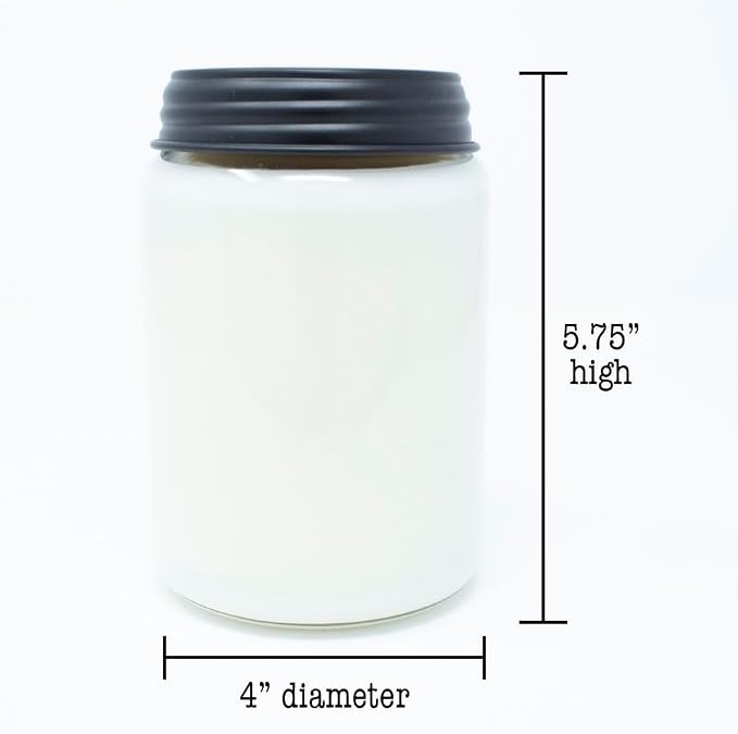Milkhouse Candle Company Strawberry Patch Soy Candle - Ripe Strawberries | Sun-Drenched Berries | Juicy Fruit Scented - 26 oz Farmhouse Jar with Lid - 150+ Hour Burn Time, Made in the USA