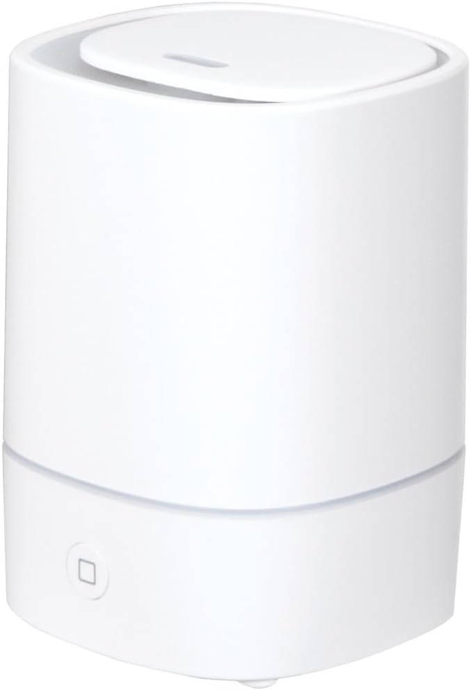 Pure Essential Oil Works Sensei LED Ultrasonic Aroma Diffuser, 150ml Essential Oil Diffuser with Cool Mist, 7 Color Changing Lights, Auto Shut-Off, White