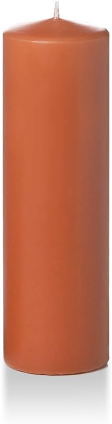 yummi 3" x 10" Sienna Round Pillar Candles - 3 per Pack