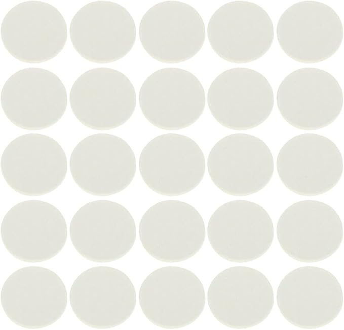 EXCEART 120Pcs Replaceable Aromatherapy Pads 0.88In Diffuser Cotton Pads for Essential Oil Necklace and Home Fragrance Accessories