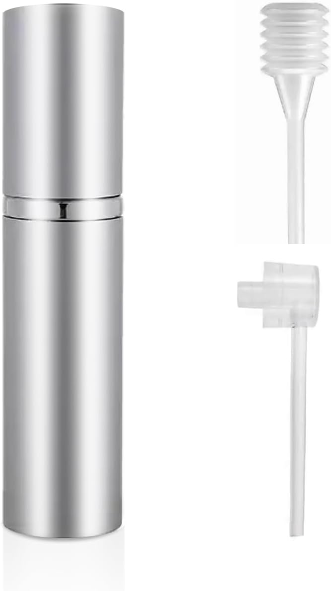 5ML Perfume Travel Spray Bottle(1 PC), Perfume Atomiser Refillable, Portable for Travel Holiday, Outdoor Activities and Business (silver)