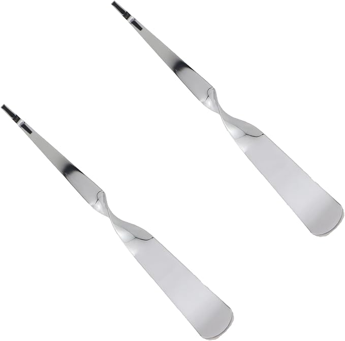 2PCS Candle Wick Dipper Candle Stainless Steel Extinguishing Hook Electroplating Process Spiral Handle Candlesnuffers