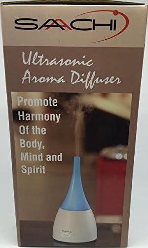 Saachi Aroma Diffuser Essential Oil Ultrasonic Aromatherapy Air Freshner with Soft LED Color Changing Light and Mist, Auto Shut-Off (110V-240V)