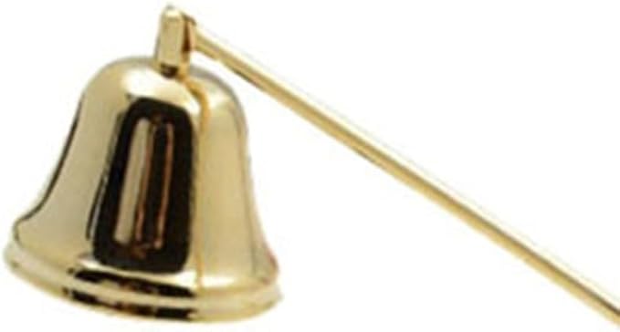 Rose Gold/Gold/Silver Stainless Steel Candle Cover Durable Reusable Exquisite Candle Snuffer Portable Wick Protector(Gold)
