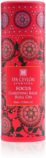 SPA CEYLON Focus Clarifying Balm Roll-On | For All Skin Types | Roll-On Applicator | Cruelty-Free