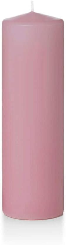 yummi 3" x 10" Light Rose Round Pillar Candles - 3 per Pack
