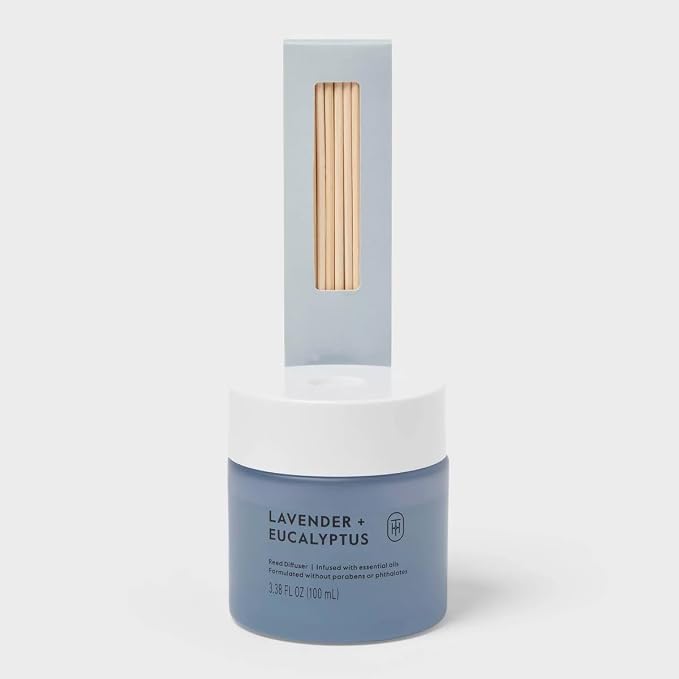 Threshold Glass Read Diffuser 3.38 fl oz (Lavender and Eucalyptus)