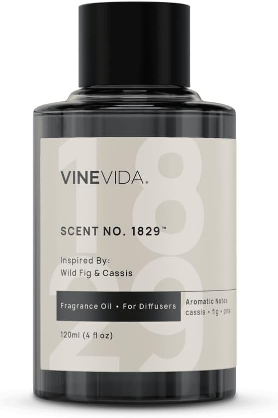 VINEVIDA [4 Oz] Inspired by: Wild Fig & Cassis; Diffuser Oil Refill | Premium Scent Diffuser Oil for Home | Non-Toxic Fragrance