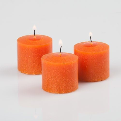 Set of 24 Richland® Votive Candles Orange Unscented