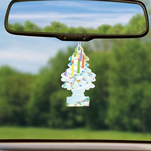 LITTLE TREES Air Fresheners Car Air Freshener. Hanging Tree Provides Long Lasting Scent for Auto or Home. Celebrate!, 24 Air Fresheners