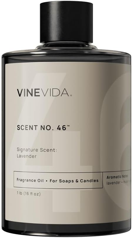 VINEVIDA [16oz] Lavender Fragrance Oil for Candle Making and Soap Making - Premium Candle Scents for Soy Candles