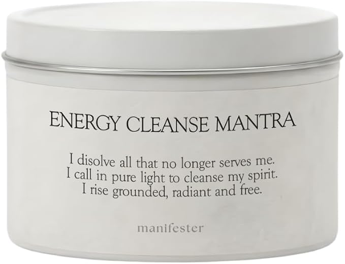 Sage & Palo Santo Natural Soy Wax Candle – Phthalate, Paraben & Paraffin Free – Clean Burn Cotton Wick (No Lead or Zinc) – Long-Lasting Aromatherapy – Energy Cleansing Smudge – 6 oz Tin Candle