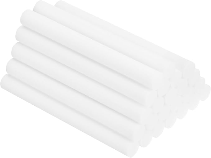 uxcell 24pcs Humidifier Cotton Stick, 10 x 100mm Refill Sticks Filter Replacement Wicks, Humidifier Filter Cotton Refill Travel Mini Humidifier Filters Sticks