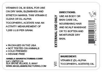 100% Pure Vitamin E Oil for Skin, Face, and Hair 1,000 IU Clear Vitamin E (dL-Alpha Tocopheryl Acetate) - Deep Hydration for Dry Skin, Scars, and Stretch Marks - 1 oz (30ml)