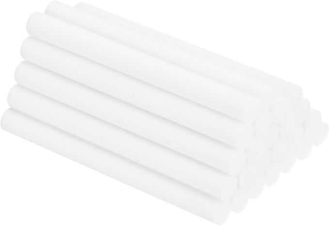 uxcell 24pcs Humidifier Cotton Stick, 9 x 100mm Refill Sticks Filter Replacement Wicks, Humidifier Filter Cotton Refill Travel Mini Humidifier Filters Sticks