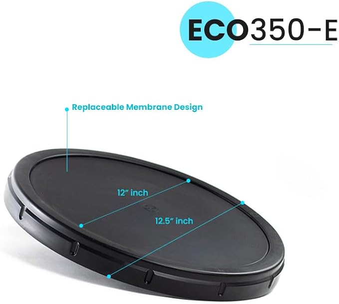 Thunder Parts ECO350-E | 12” EPDM Fine Bubble Disc Diffuser - Aerators for Ponds, Aquarium or Water Treatment | SSI Aeration Original