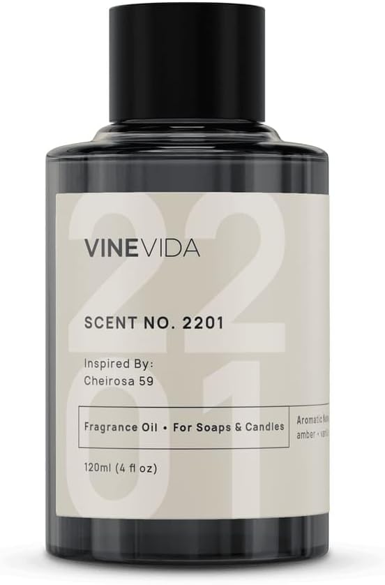 VINEVIDA [4oz] Scent No.2201 Fragrance Oil for Candle Making and Soap Making - Premium Candle Scents for Soy Candles