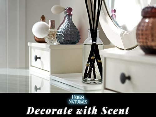 Urban Naturals Moonlit Petals Scented Oil Reed Diffuser Refill | Includes a Free Set of Reed Sticks! Magnolias, Peonies, Daisies, Honeysuckle, Pear & Rosewood | 4 oz