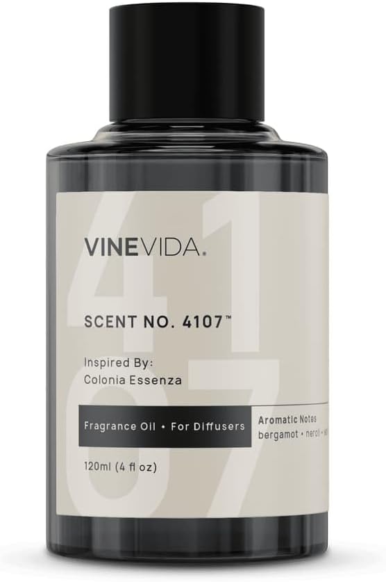 VINEVIDA [4 Oz] NO.4107 Fragrance Oil; Diffuser Oil Refill | Premium Scent for Home | Non-Toxic Fragrance